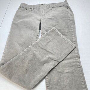 Lauren Jeans Co. Women's Corduroy Jeans - Gray - Size 4 - EUC